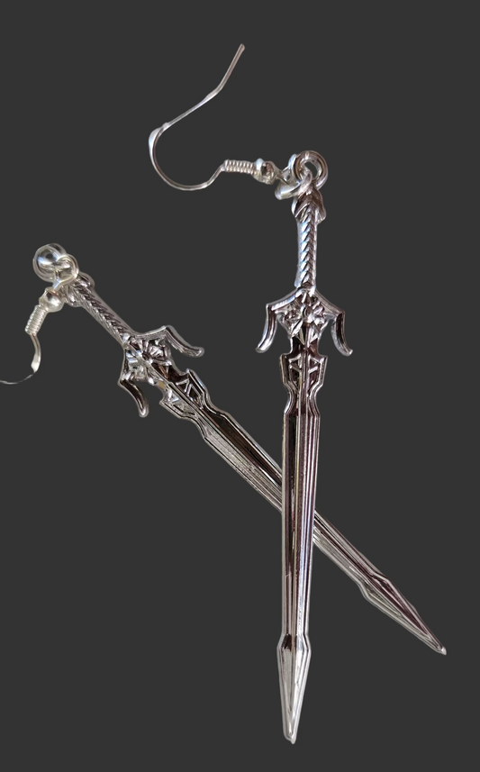 Earrings - Long Sword
