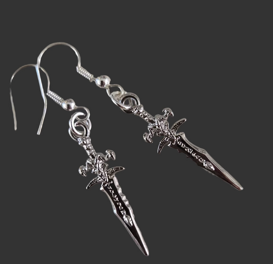 Earrings - Cursed Dagger